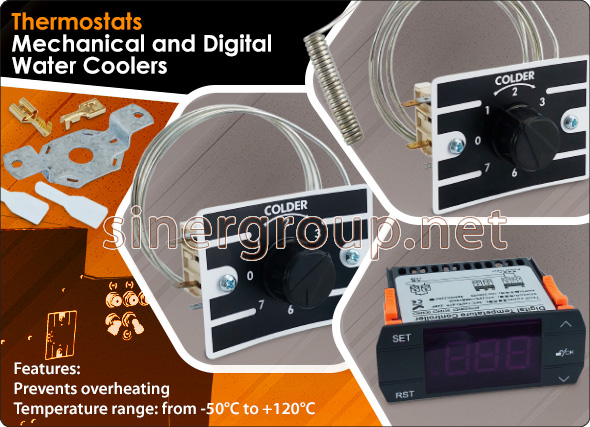 thermostats digital mechanical water coolers temperature