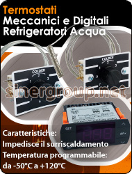 termostati meccanici digitali refrigeratori acqua temperatura