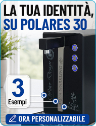 Polares refrigeratore personalizzabile logo brand dispenser acqua frizzante sopralavello professionale 3 vie