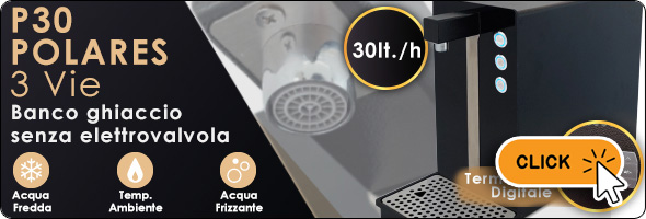 Polares, Countertop Water Coolers, Ice Bank, Refrigeratori Acqua, Banco Ghiaccio