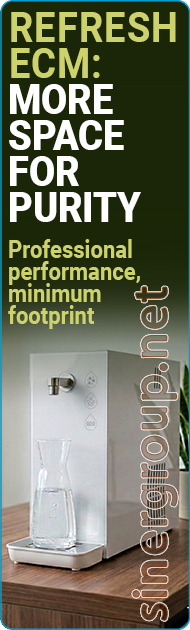 refresh ecm professional countertop water cooler cold ambient sparkling water