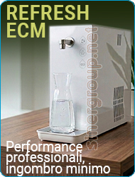 refresh ecm refrigeratore acqua da banco professionale acqua fredda ambiente