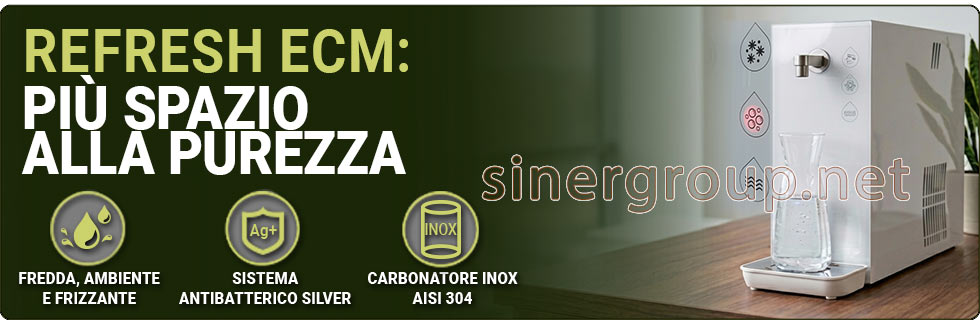 refresh ecm refrigeratore acqua da banco professionale acqua fredda ambiente