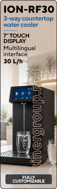 ionrf30 cooler water countertop professional sparkling touchscreen compact dispensing treatment