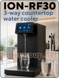 ionrf30 cooler water countertop professional sparkling touchscreen compact dispensing treatment