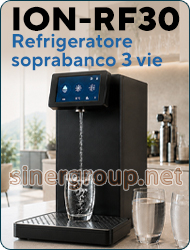 ionrf30 refrigeratore acqua soprabanco professionale frizzante touchscreen compatto erogazione trattamento