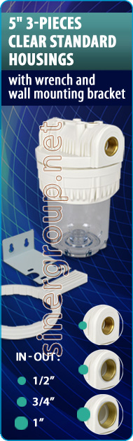 Standard housings clear water purifiers filtration system purifiers polypropylene