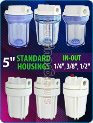 Standard housings water purifiers filtration system purifiers polypropylene