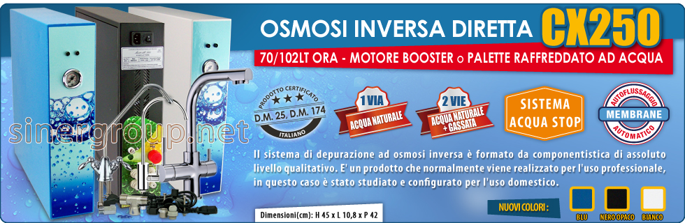 CX250 Osmosi Inversa