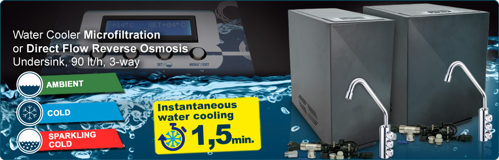  Sodabar Water Coolers Direct Reverse Osmosis Ambient Cold Sparkling Water Purifier 