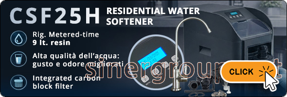 CSF25H 9 lt water softener Reg Metered Time resin with integrated carbon block filter membrane softer skin drink faucets filtration adapter faucet water filters water water treatment drink water