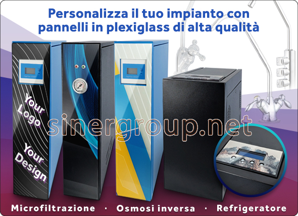 CX250 Osmosi Inversa Ecott Microfiltrazione Sodabar refrigeratore