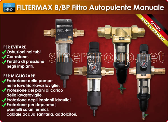 Filtermax B/BP Filtro autopulente manuale