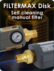 Filtermax Disk water Self cleaning manual filter sediment turbidity removal