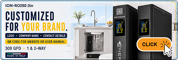 ION-RO250, reverse-osmosis, osmosi-inversa, direct-flow, SODA, 300GPD, customizable, personalizzabile, touchscreen, QR-code