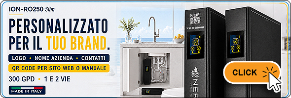 ION-RO250, reverse-osmosis, osmosi-inversa, direct-flow, SODA, 300GPD, customizable, personalizzabile, touchscreen, QR-code