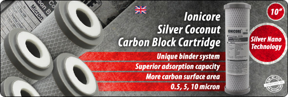 Ionicore SCCB Silver Coconut Carbon Block cartridge Water Purifiers Reverse Osmosis