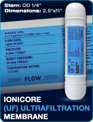 ionicore ultrafiltration membrane reverse osmosis microfiltration water cooler