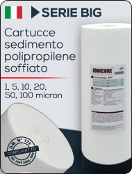 Ionicore serie big Cartucce Polipropilene Soffiato Depuratori Acqua