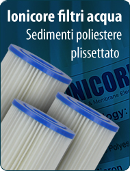 Ionicore big standard Ionicore cartucce Poliestere plissettato Depuratori Acqua