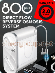 Reverse Osmosis Direct Flow Water Purifiers RO TFC Membranes 800GPD Polypropylene GAC Carbon Block Filters Intelligent Electronic Faucet Water Filtration System Drink More Water 