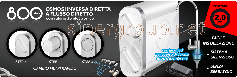 Osmosi Inversa Depuratori Membrane 800GPD Filtri Polipropilene Carbon Block GAC Rubinetto Elettronico Intelligente Sistemi Filtrazione Acqua Bere Molto