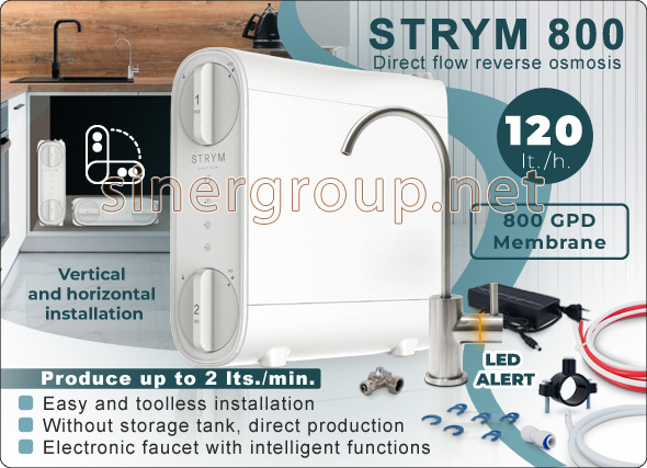 Reverse Osmosis Direct Flow Water Purifiers RO Membranes Polypropylene CTO Carbon Block Filters Electronic Faucet Water Filtration System Drink More Water 