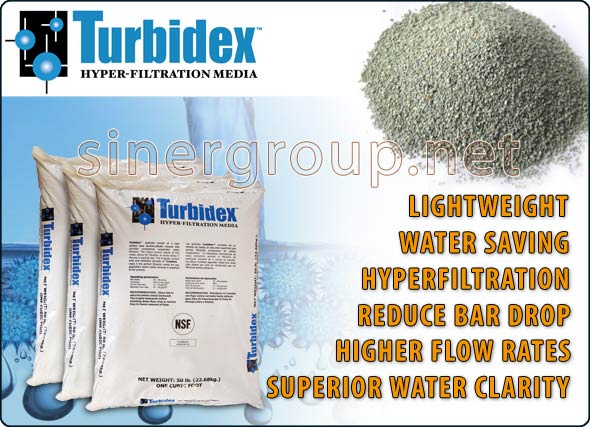 TURBIDEX filtering media