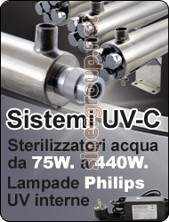 Sistema UV Completo Ultrarays Debatterizzatori Lampada Germicida Philips