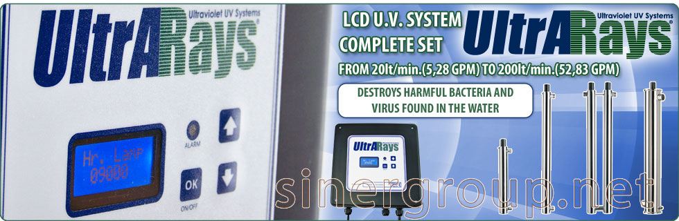 LCD UV System Complete Set Ultrarays Purifier Germicidal Lamp