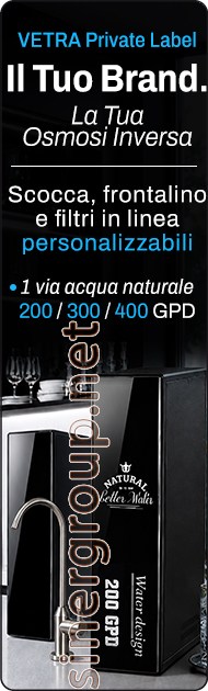 vetra osmosi inversa diretta acqua booster laser personalizzazione frontalino scocca