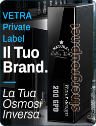 vetra osmosi inversa diretta acqua booster laser personalizzazione frontalino scocca