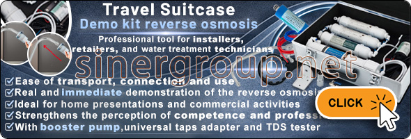 Reverse Osmosis Travel Suitecase Demo Kit Filters Membrane Water Cooler Drink Faucets Filtration TDS Tester Universal Adapter Faucet Booster Pump Water Treatment Drink Water