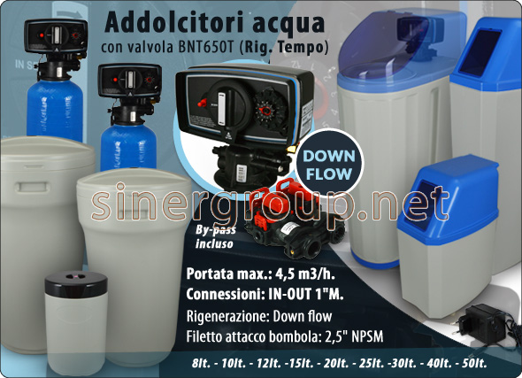 BNT Valvole Addolcitori Rigenerazione Acqua Controcorrente Tempo Sistemi Automatici Residenziali Regolazione Durezza Bere Acqua Filtrazione