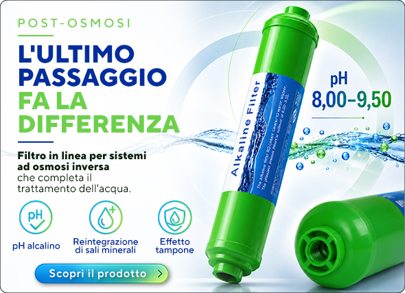 alcalino osmosi filtro riequilibrio remineralizzazione acqua trattamento filtrazione professionale potabile