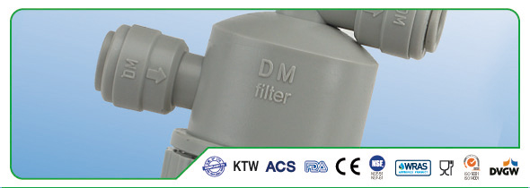 DMFIT filters fittings tubing