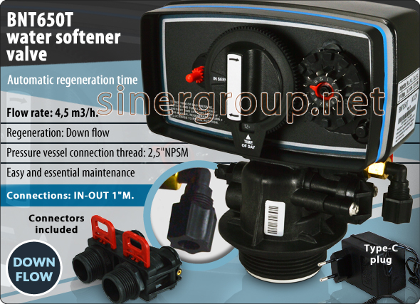 BNT Water Softeners Valves Regeneration Time Down flow Systems Automatic Residential Hardness Regulation Drink Water Filtration
