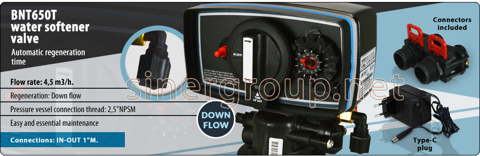 BNT Water Softeners Valves Regeneration Time Down flow Systems Automatic Residential Hardness Regulation Drink Water Filtration