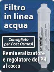 Filtro acqua in linea remineralizzatore e regolatore del PH GAC cocco depuratori acqua osmosi inversa sistemi filtrazione
