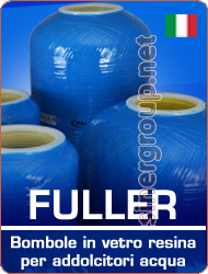 Fuller Addolcitori acqua Bombole vetro resina base FRP Treppiedi