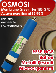TFC Membrana Greenfilter 180 GPD