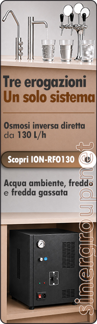 ion-rfo130 osmosi inversa sottobanco diretta fredda gassata professionale filtrazione acqua
