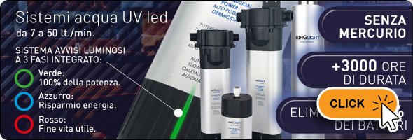 Sistemi UV LED Sterilizzatori Debatterizzatori Acqua Depuratori