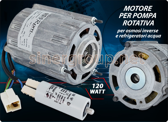 motore raffreddato aria pompa rotativa osmosi inversa refrigeratori acqua 120W condensatore 
