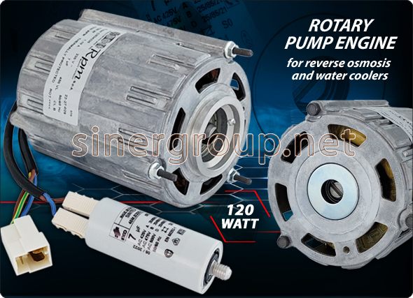 Air cooled engine reverse osmosis water coolers rotary pump capacitor
