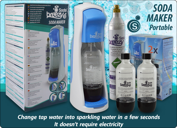 Soda breezy S Gasatore acqua Soda maker Sparkling water acqua frizzante