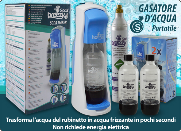 Soda breezy S Gasatore acqua Soda maker Sparkling water acqua frizzante