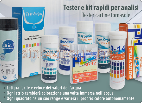 acqua pura analisi acqua cloro cartine tornasole riduzione ossido bere acqua