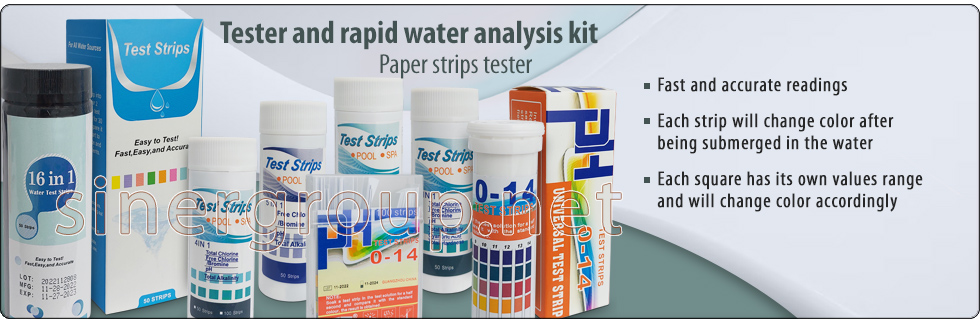 Water quality water analysis paper strips rapid kit test tester tds ph ec orp oxide reduction chlorine pure water drink water