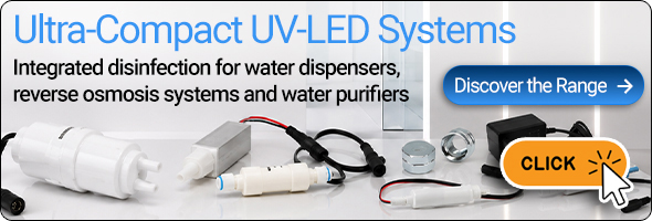 ultrarays, uv-led, disinfection, compact, purifier, disinfezione, ultracompatti, purificatori, osmosi, acqua